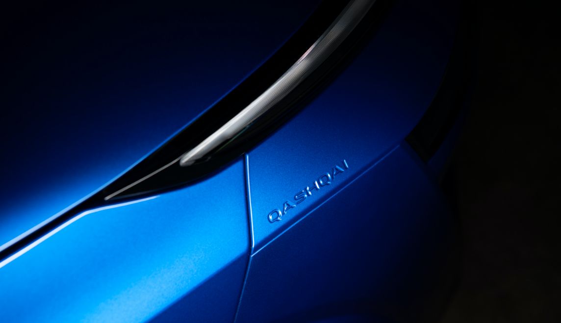 Nissan Qashqai rear light and body detail